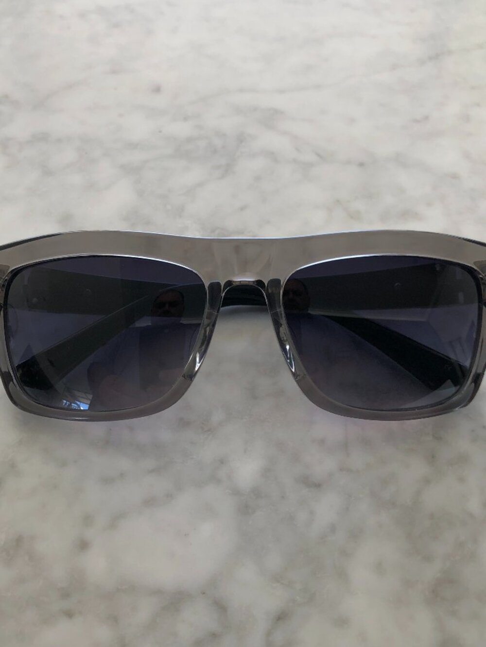 LOREE RODKING SUNGLASSES MODEL LENNY GENUINE PLATINUM PLATED MARCSITE-PLT COLOR